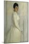 Portrait of Montserrat Carbó-Ramon Casas-Mounted Giclee Print