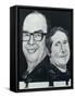 Portrait of Morecambe and Wise, illustration for 'The Listener', 1970s-Barry Fantoni-Framed Stretched Canvas