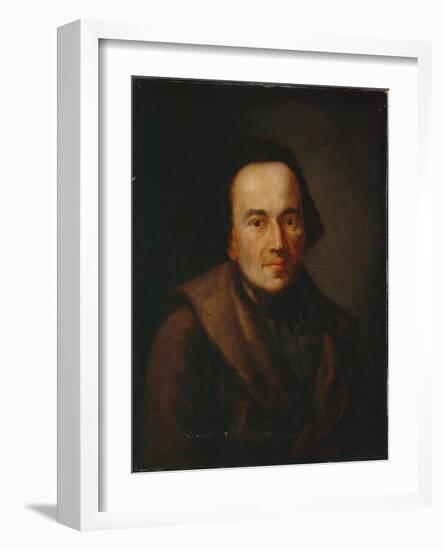 Portrait of Moses Mendelssohn, after 1771-Anton Graff-Framed Giclee Print