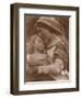 Portrait of Mother and Child (Sepia Photo)-Julia Margaret Cameron-Framed Giclee Print