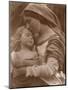 Portrait of Mother and Child (Sepia Photo)-Julia Margaret Cameron-Mounted Giclee Print