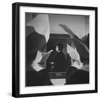 Portrait of Mother Elizabeth Seton, Foundress of the Us Branch of the Sisters of Charity Order-Hank Walker-Framed Premium Photographic Print