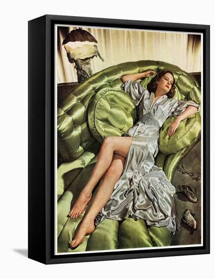 Portrait of Movie Star Alexis Smith-Eliot Elisofon-Framed Stretched Canvas