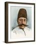 Portrait of Mozaffar Ad-Din (Ad Din) (Mozaffer Ed Dine, Mozaffer-Ed-Dine, Mozzafar-Al-Din, Mozzafar-null-Framed Giclee Print