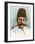 Portrait of Mozaffar Ad-Din (Ad Din) (Mozaffer Ed Dine, Mozaffer-Ed-Dine, Mozzafar-Al-Din, Mozzafar-null-Framed Giclee Print