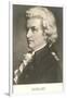 Portrait of Mozart-null-Framed Art Print