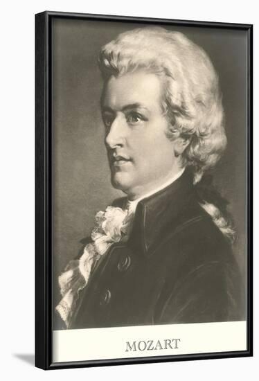 Portrait of Mozart-null-Framed Art Print