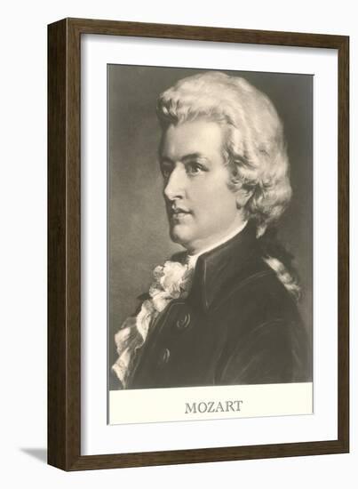 Portrait of Mozart-null-Framed Art Print