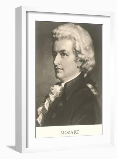 Portrait of Mozart-null-Framed Art Print