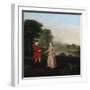 Portrait of Mr and Mrs John Broadhurst of Foston Hall, Derbyshire-Arthur Devis-Framed Giclee Print