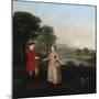 Portrait of Mr and Mrs John Broadhurst of Foston Hall, Derbyshire-Arthur Devis-Mounted Giclee Print