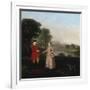 Portrait of Mr and Mrs John Broadhurst of Foston Hall, Derbyshire-Arthur Devis-Framed Giclee Print