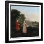 Portrait of Mr and Mrs John Broadhurst of Foston Hall, Derbyshire-Arthur Devis-Framed Giclee Print
