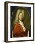 Portrait of Mr. Brust-Pieter van der Werff-Framed Art Print