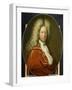 Portrait of Mr. Brust-Pieter van der Werff-Framed Art Print