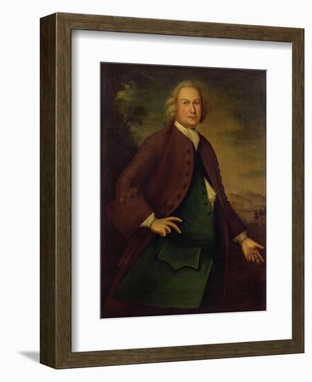 Portrait of Mr Daniel Rea, C.1757-Joseph Badger-Framed Giclee Print