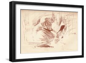 Portrait of Mr. Gladstone, 1896-John McLure Hamilton-Framed Premium Giclee Print