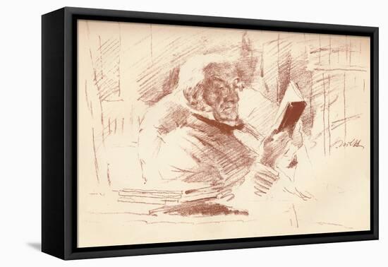 Portrait of Mr. Gladstone, 1896-John McLure Hamilton-Framed Stretched Canvas