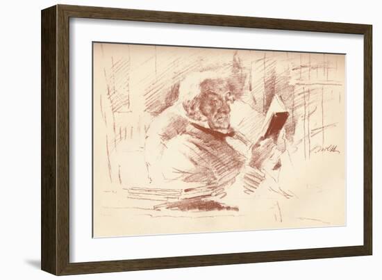 Portrait of Mr. Gladstone, 1896-John McLure Hamilton-Framed Giclee Print