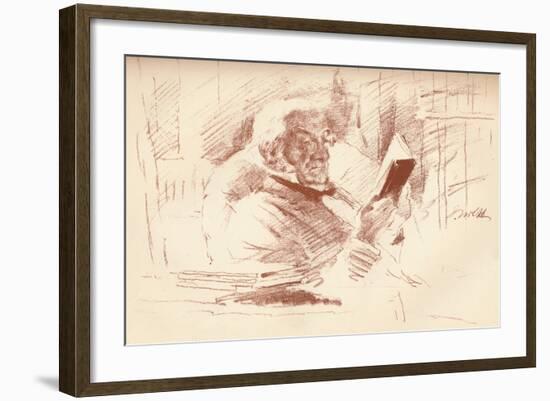 Portrait of Mr. Gladstone, 1896-John McLure Hamilton-Framed Giclee Print