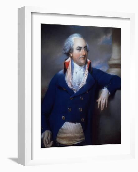 Portrait of Mr Kinchant in County of Cheshire Hunting Costume-John Russell-Framed Giclee Print