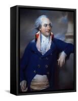 Portrait of Mr Kinchant in County of Cheshire Hunting Costume-John Russell-Framed Stretched Canvas