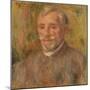 Portrait of Mr. Lucas, 1918 (Oil on Canvas)-Pierre Auguste Renoir-Mounted Giclee Print