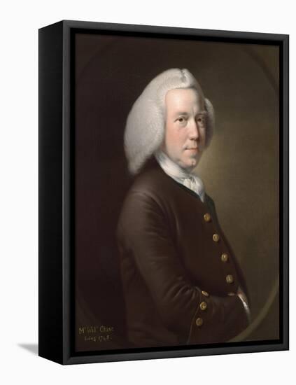 Portrait of Mr. William Chase, Sr., c.1760-65-Joseph Wright of Derby-Framed Stretched Canvas