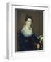 Portrait of Mrs. American School, Mid 19th Century-Jacob Webb-Framed Giclee Print