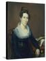 Portrait of Mrs. American School, Mid 19th Century-Jacob Webb-Stretched Canvas