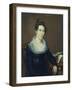 Portrait of Mrs. American School, Mid 19th Century-Jacob Webb-Framed Giclee Print