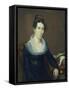 Portrait of Mrs. American School, Mid 19th Century-Jacob Webb-Framed Stretched Canvas