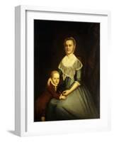 Portrait of Mrs Arbuckle and Son-Charles Willson Peale-Framed Giclee Print