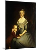 Portrait of Mrs Arbuckle and Son-Charles Willson Peale-Mounted Giclee Print