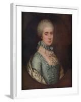 'Portrait of Mrs. Awse', 1767, (1936)-Thomas Gainsborough-Framed Giclee Print