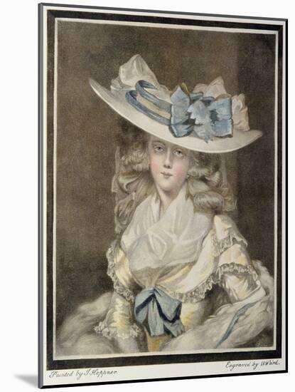 Portrait of Mrs. Benwell-William Ward-Mounted Giclee Print