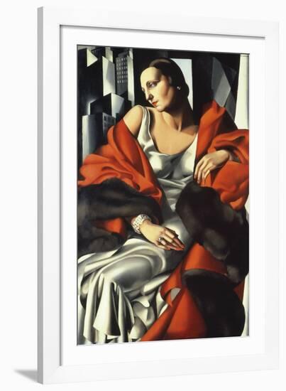 Portrait of Mrs Boucard-Tamara de Lempicka-Framed Giclee Print