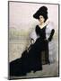 Portrait of Mrs Bruna Pagliano, 1904-Edoardo Gelli-Mounted Giclee Print