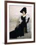 Portrait of Mrs Bruna Pagliano, 1904-Edoardo Gelli-Framed Giclee Print