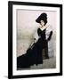 Portrait of Mrs Bruna Pagliano, 1904-Edoardo Gelli-Framed Giclee Print