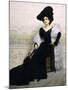 Portrait of Mrs Bruna Pagliano, 1904-Edoardo Gelli-Mounted Giclee Print