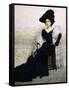 Portrait of Mrs Bruna Pagliano, 1904-Edoardo Gelli-Framed Stretched Canvas