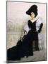 Portrait of Mrs Bruna Pagliano, 1904-Edoardo Gelli-Mounted Giclee Print