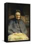 Portrait of Mrs Casiraghi Oriani-Giovanni Segantini-Framed Stretched Canvas