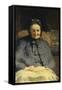 Portrait of Mrs Casiraghi Oriani-Giovanni Segantini-Framed Stretched Canvas