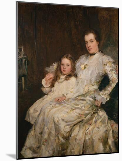 Portrait of Mrs Chadwyck Healy and her Daughter, 1901-Walter Frederick Osborne-Mounted Giclee Print