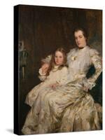 Portrait of Mrs Chadwyck Healy and her Daughter, 1901-Walter Frederick Osborne-Stretched Canvas
