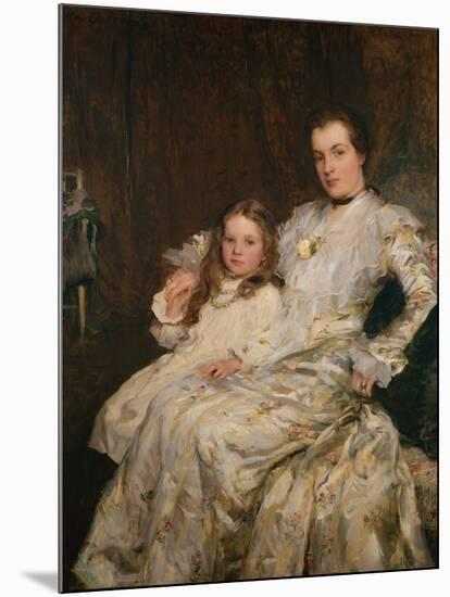 Portrait of Mrs Chadwyck Healy and her Daughter, 1901-Walter Frederick Osborne-Mounted Giclee Print