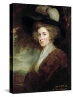 Portrait of Mrs. Charles James Fox, 1784-9-Sir Joshua Reynolds-Stretched Canvas