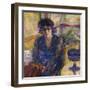 Portrait of Mrs Cragnolini Fanna-Umberto Boccioni-Framed Giclee Print